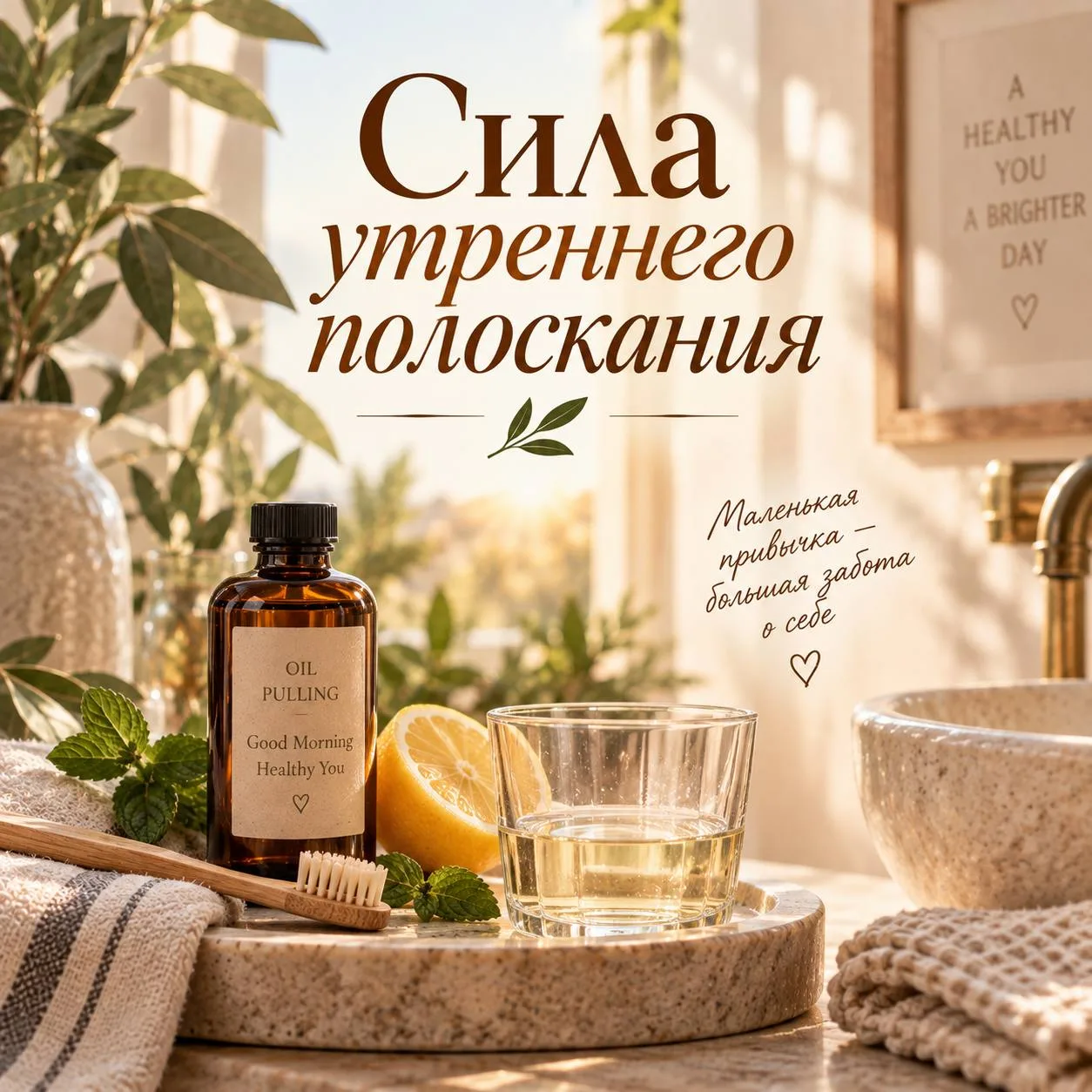 🤩 Простая утренняя привычка для поддержки гормонального здоровья