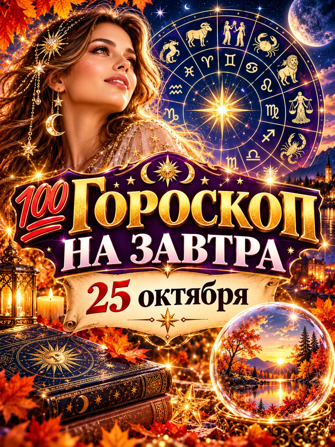 💯 Гороскоп на завтра 25 октября 🌟