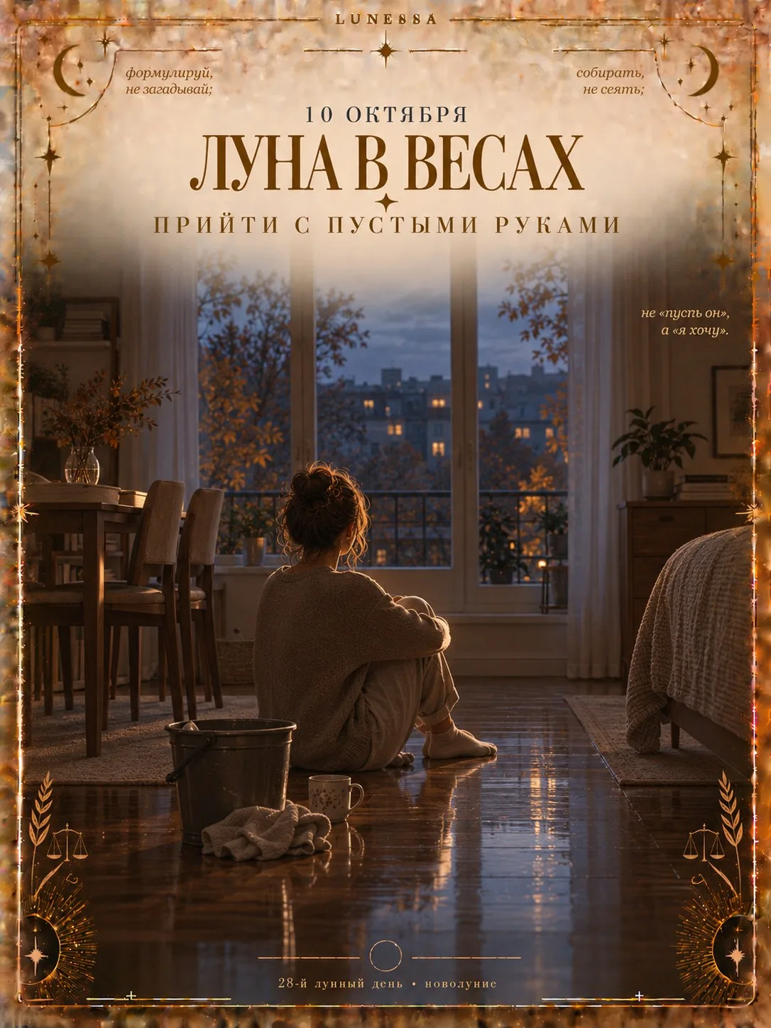 10 октября ✦ Луна в Весах