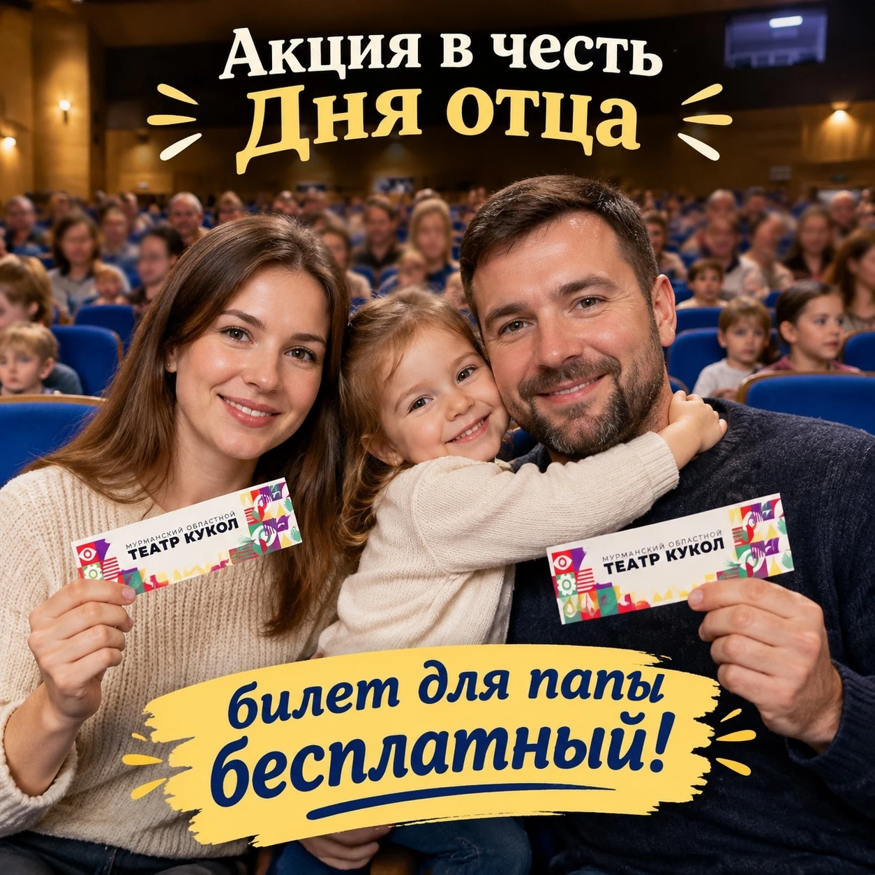👨👧👦 АКЦИЯ «БЕЗ ПАПЫ ВХОД ВОСПРЕЩЁН»