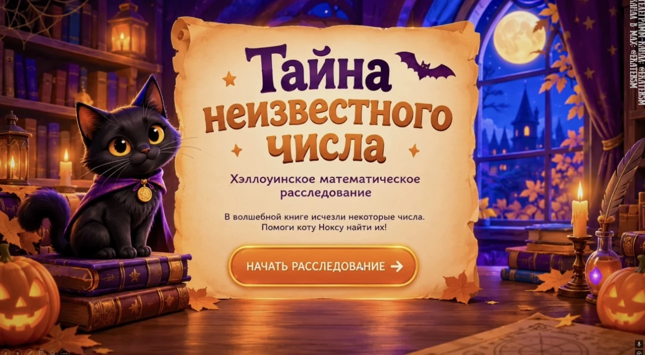 Тренажер по теме  "Уравнение. Компоненты сложения и вычитания" - с котом Ноксом- 1,2 кл...