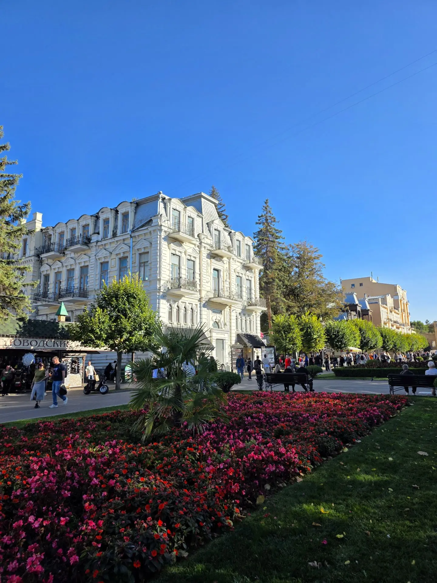 Сегодня гуляла по Кисловодску. Погода - просто шикарная, +21° ☀️