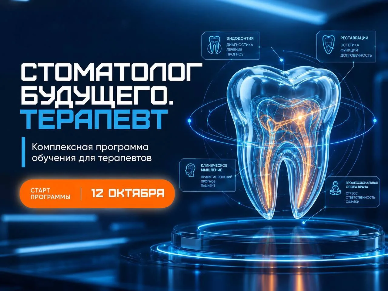 Мы запускаем программу комплексного обучения для терапевтов 🦷