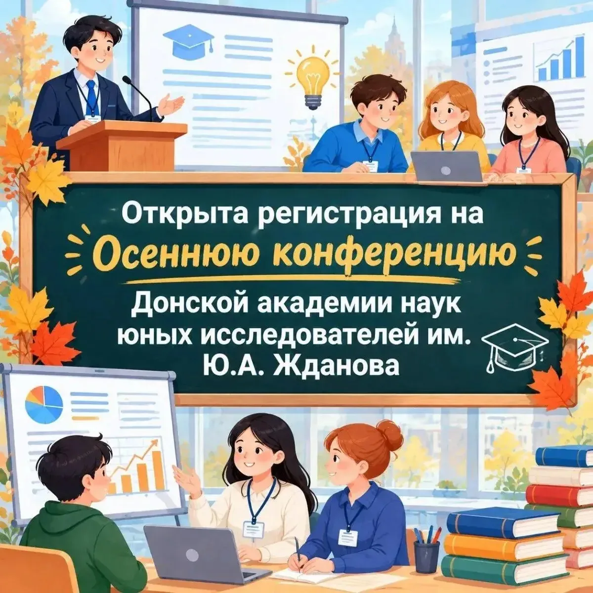 🍂Сообщаем вам радостную новость: началась регистрация на Осеннюю научно-практическую к...