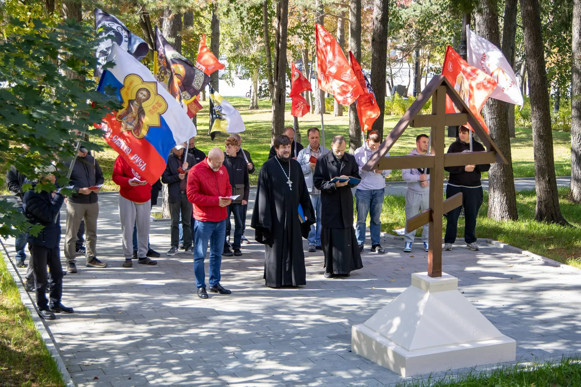 🇷🇺☦️В 47-Й РАЗ В ЮЖНО-САХАЛИНСКЕ ПРОВЕЛИ ТРАДИЦИОННЫЙ БРАТСКИЙ МОЛЕБЕН ☦️🇷🇺