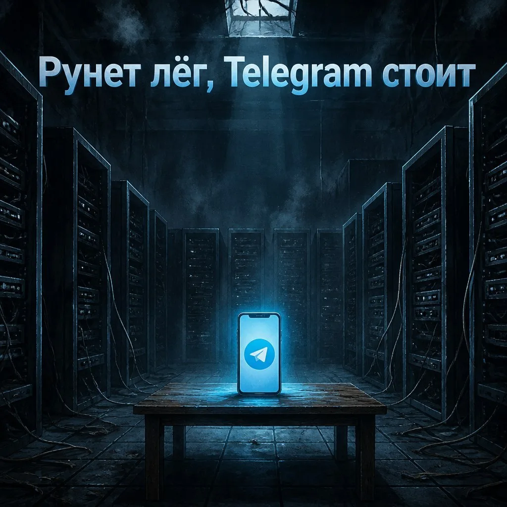Массовый сбой в рунете, а Телеграм работает как ни в чём не бывало