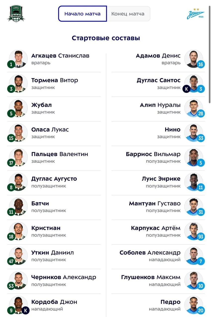 В паре с Нино все-таки выходит Алип, а не Андраде (спасибо, что не Волков). Дивеев дейс...