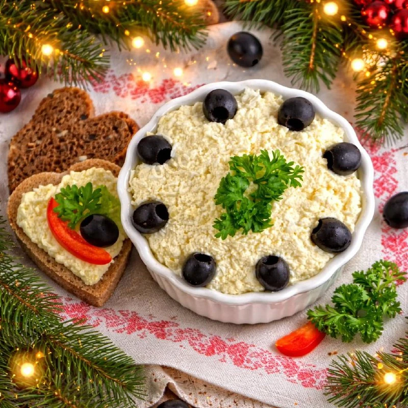 ЕВРЕЙСКАЯ ЗАКУСКА ИЗ СЫРА, ЯИЦ И ЧЕСНОКА