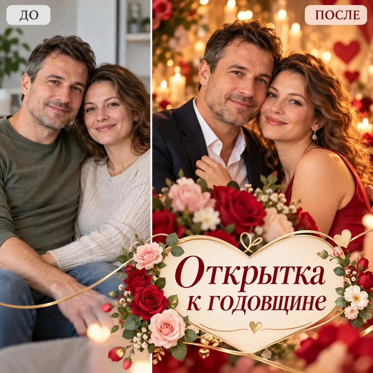 ❤️ Ваша история любви заслуживает красивой открытки!