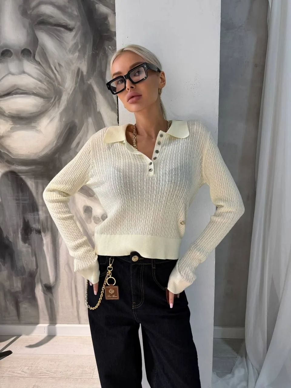 Loro Piana рубашка поло из хлопка