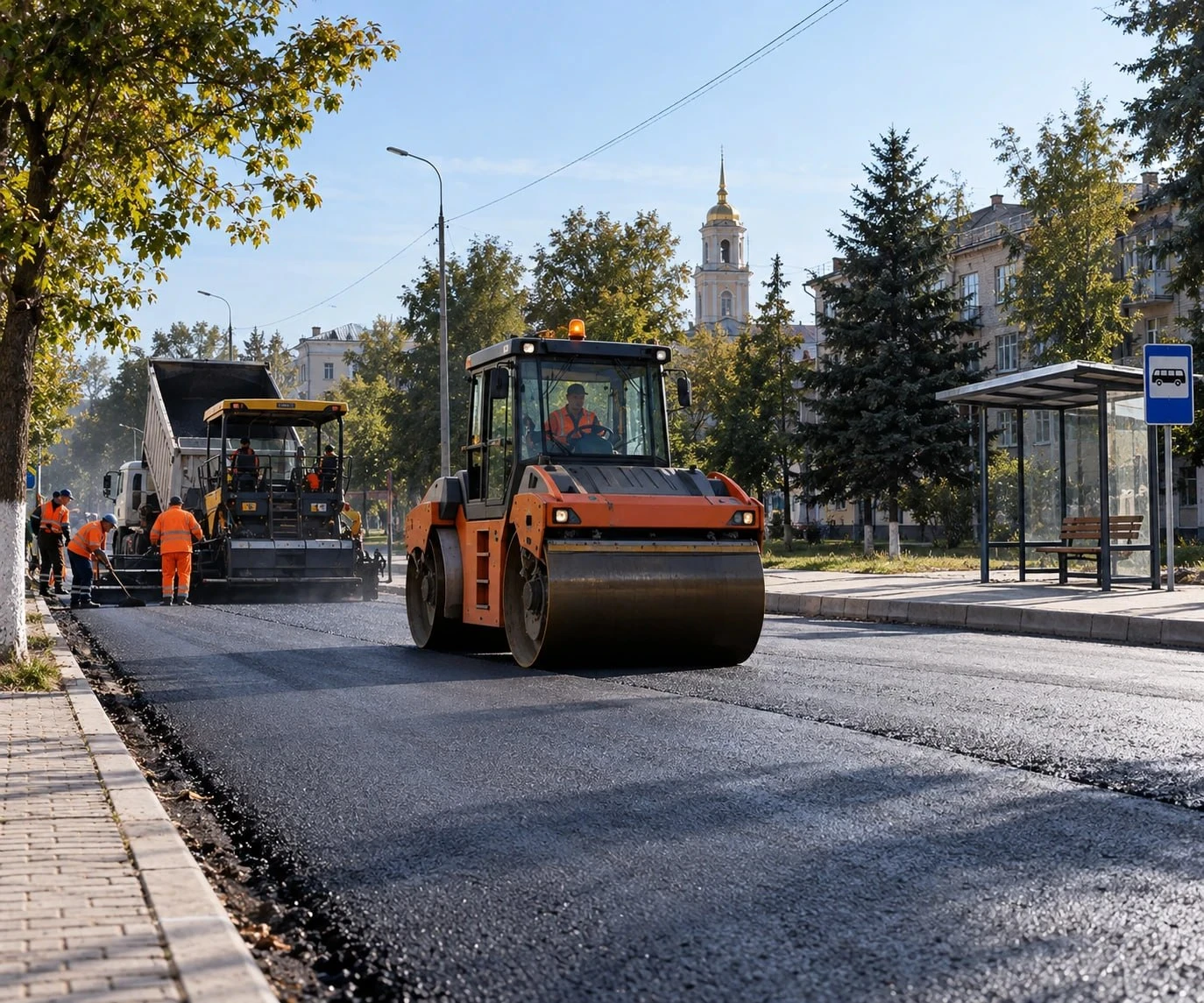 В Дебальцево с начала года восстановили более 26 тысяч квадратных метров дорог
