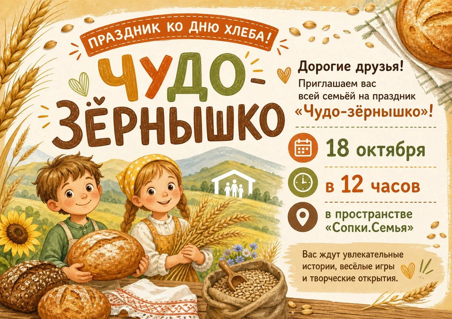 Семейный праздник «Чудо-зернышко»