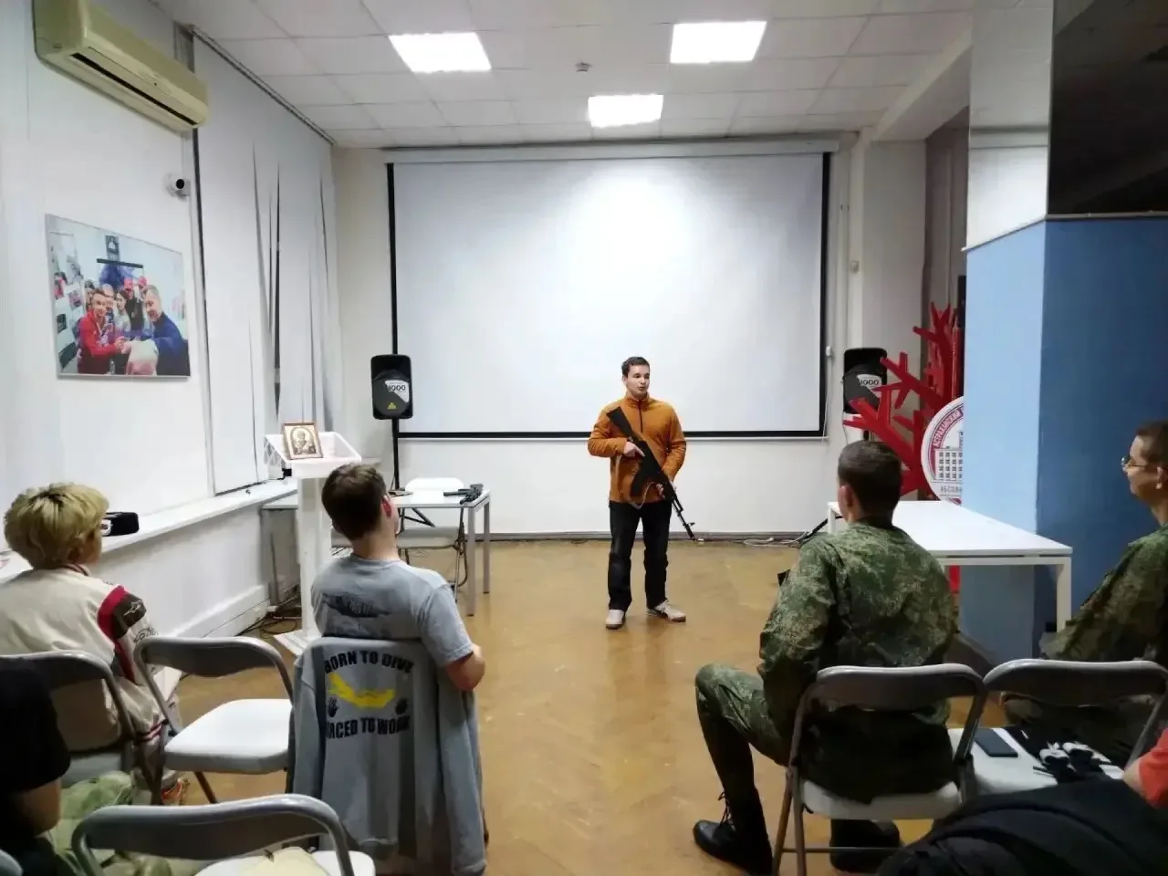 Занятие по огневой подготовке Казачьей сотни АГУ имени В.Н. Татищева
