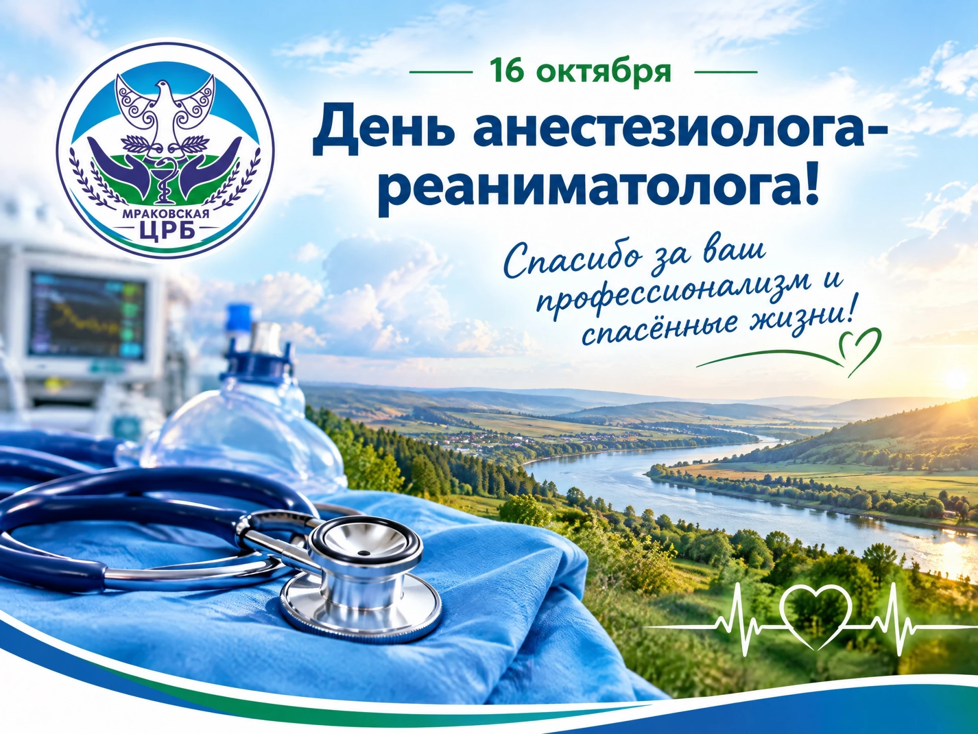 🩺 16 октября — День анестезиолога-реаниматолога!