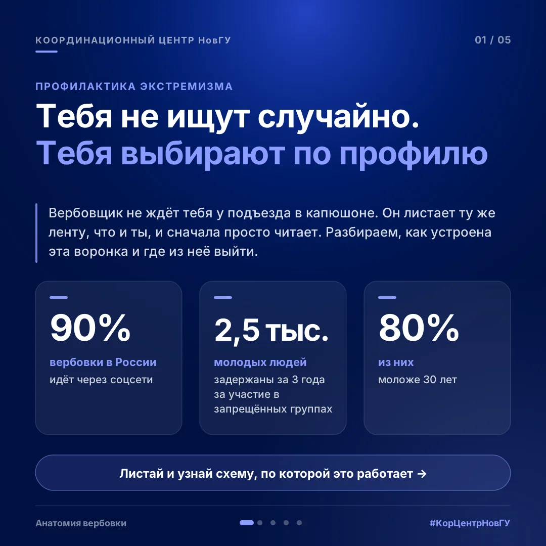 🖲 Анатомия вербовки: как распознать схему до того, как она сработает