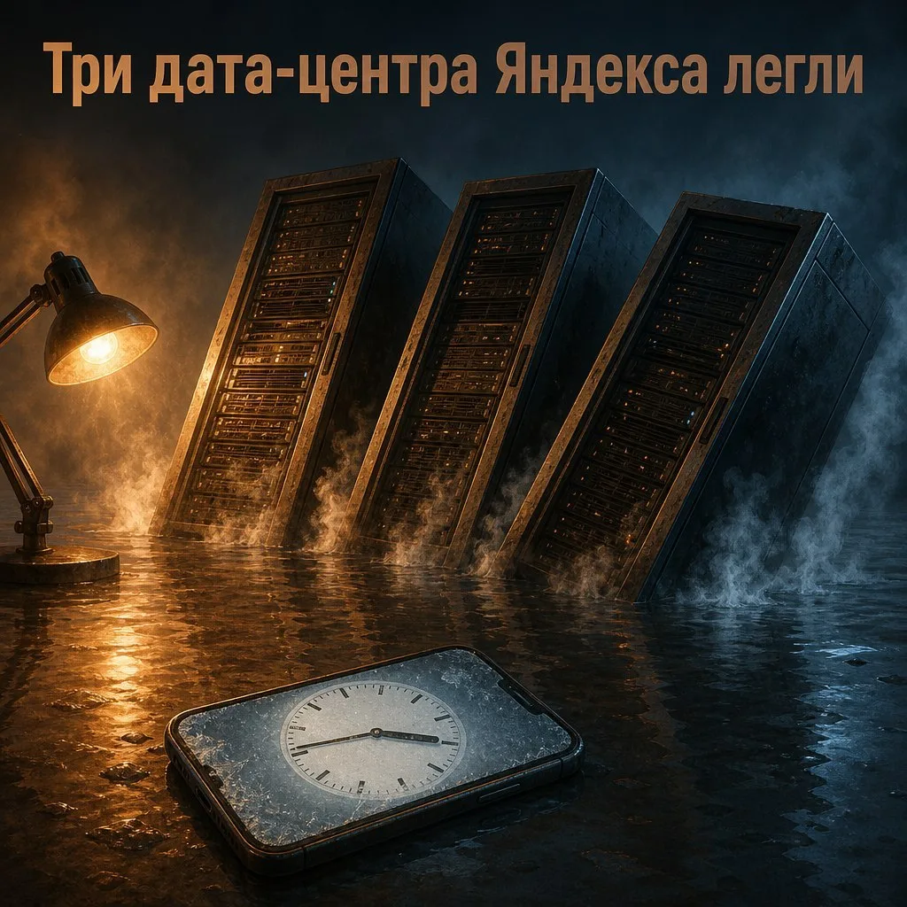 У Яндекса за четыре дня легли три дата-центра, и мой баланс в Яндекс Пэй застыл на 3:45...