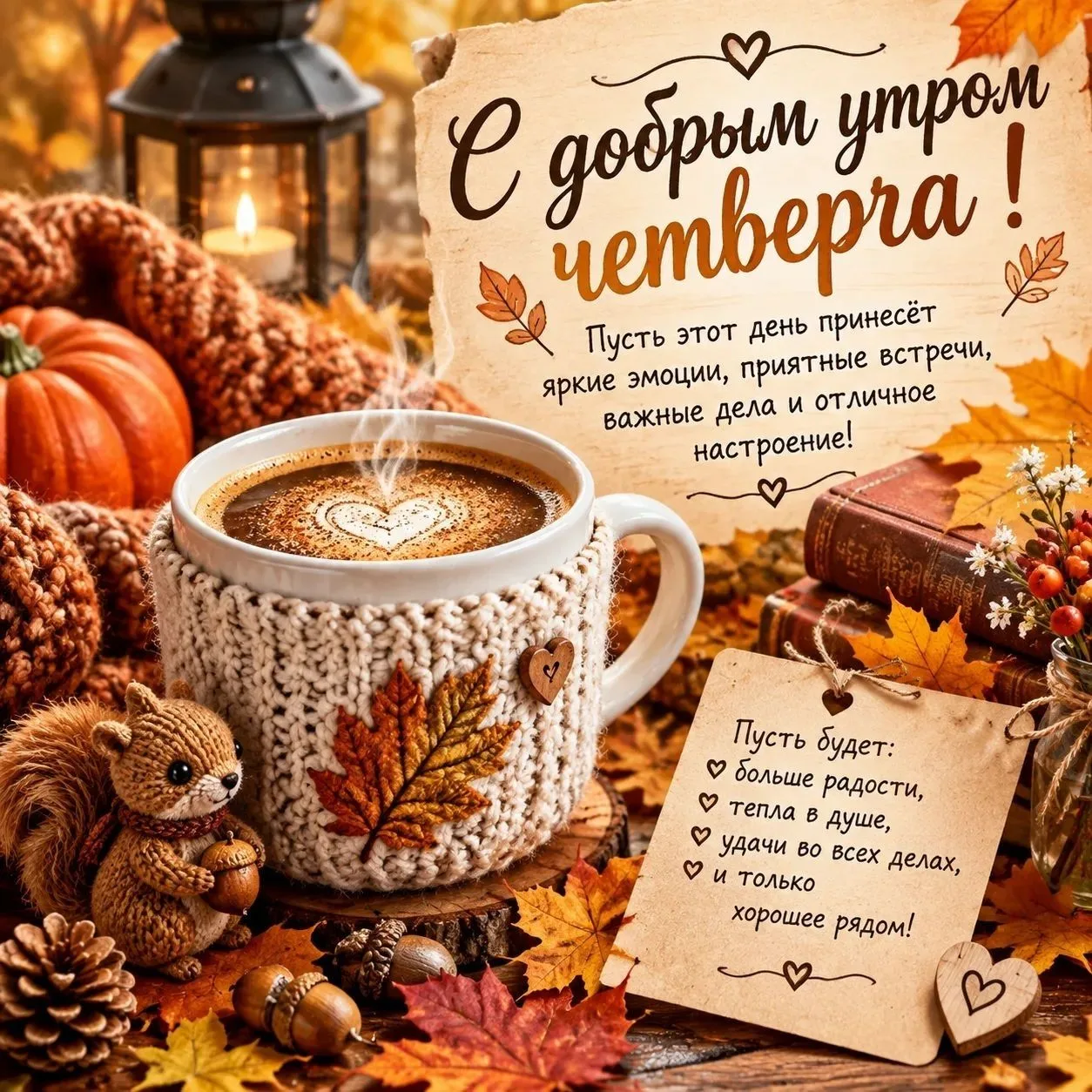 🍂 "Пусть этот день принесет яркие эмоции, приятные встречи, важные дела и отличное нас...