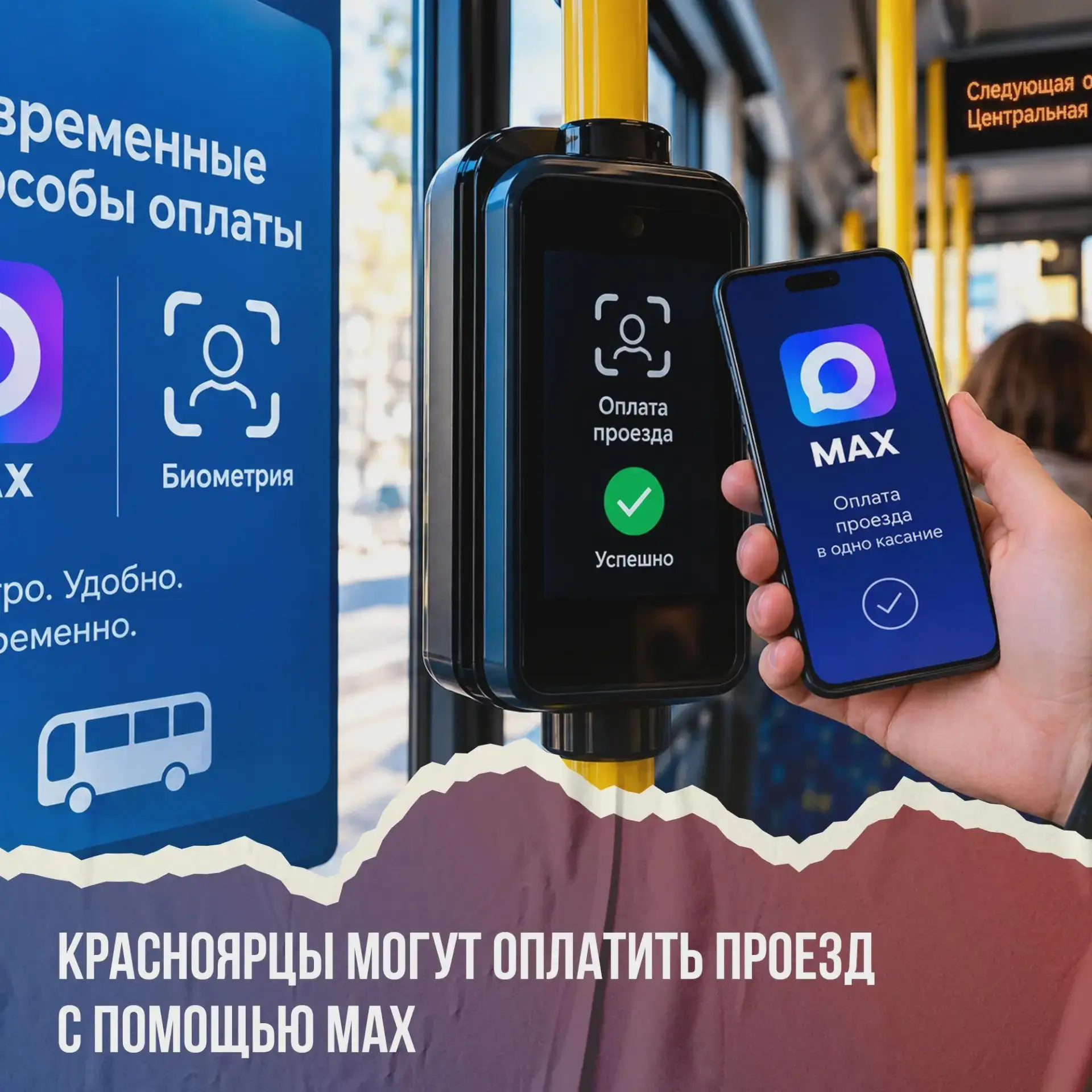Проезд в крае можно оплатить через МАХ