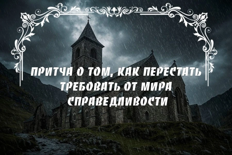 Притча о том, как перестать  требовать от мира справедливости