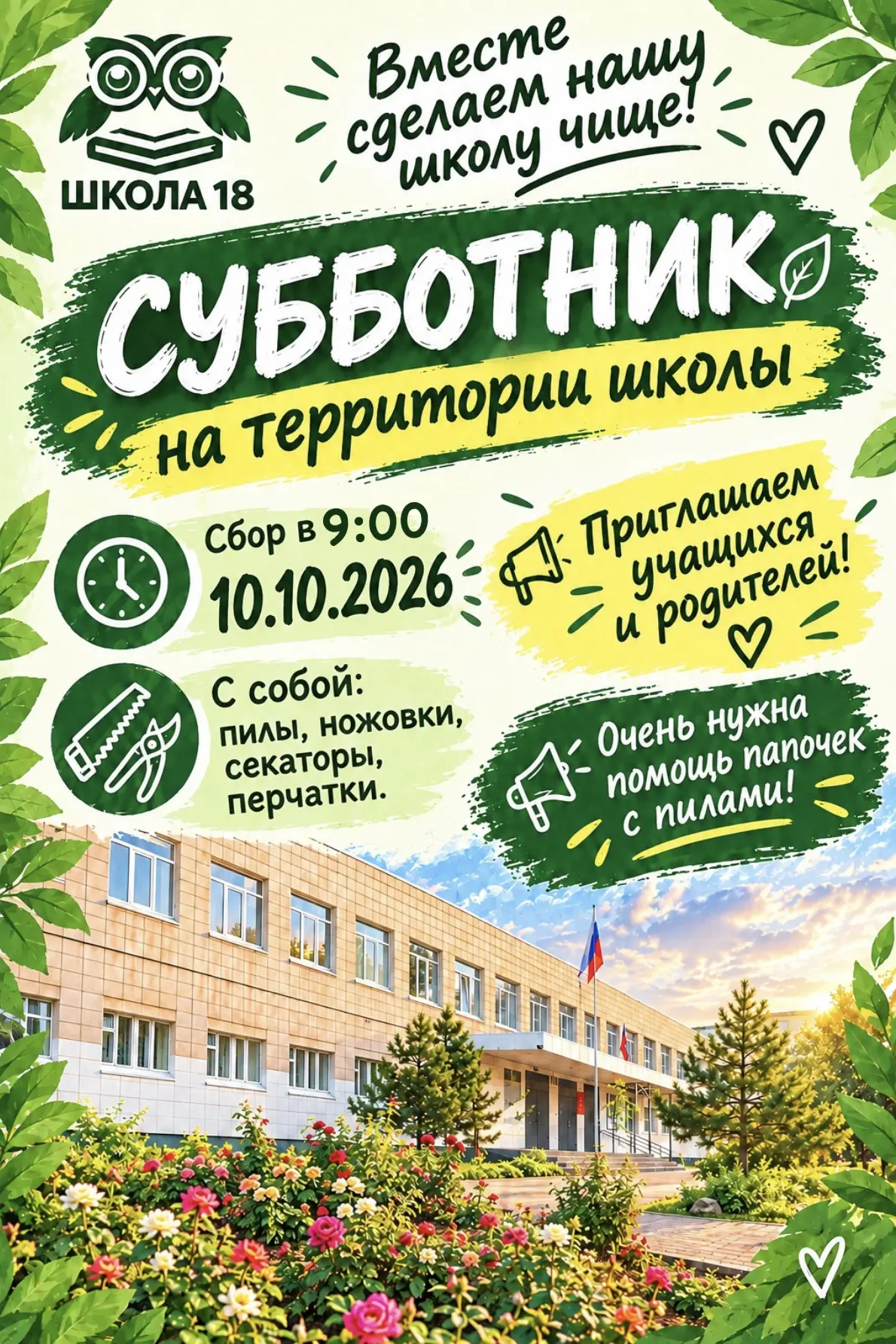 🌱 Большие перемены начинаются с малого!