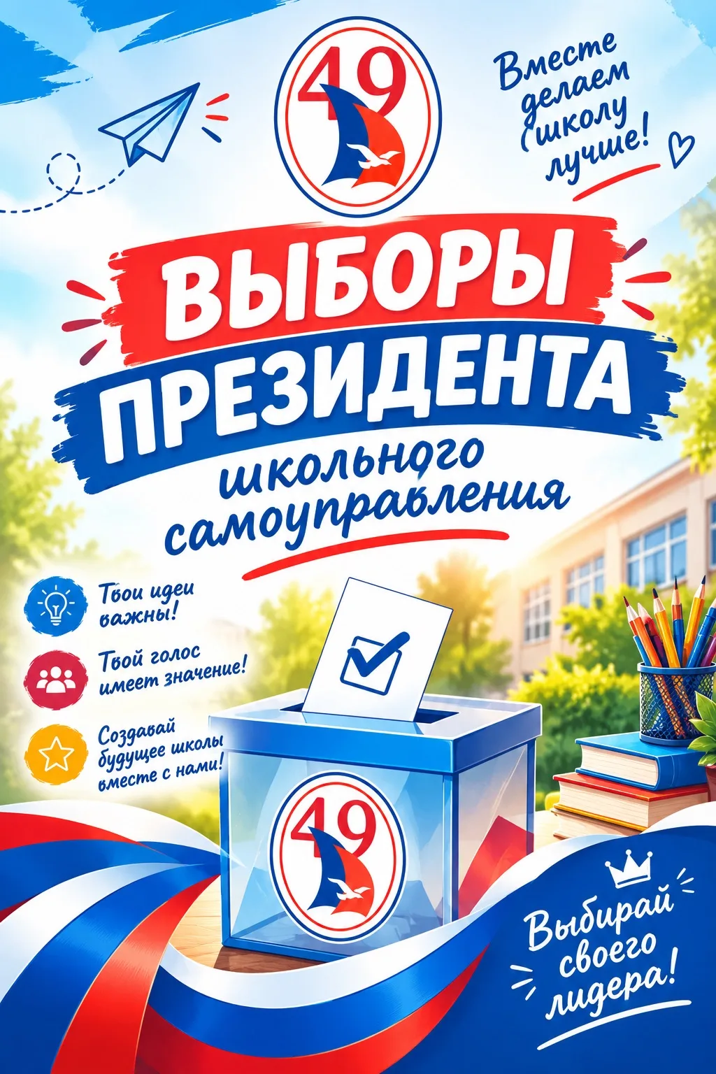 🗳️✨ ГЛАВНОЕ СОБЫТИЕ ОСЕНИ: ВЫБИРАЕМ ШКОЛЬНОГО ПРЕЗИДЕНТА! ✨🗳️