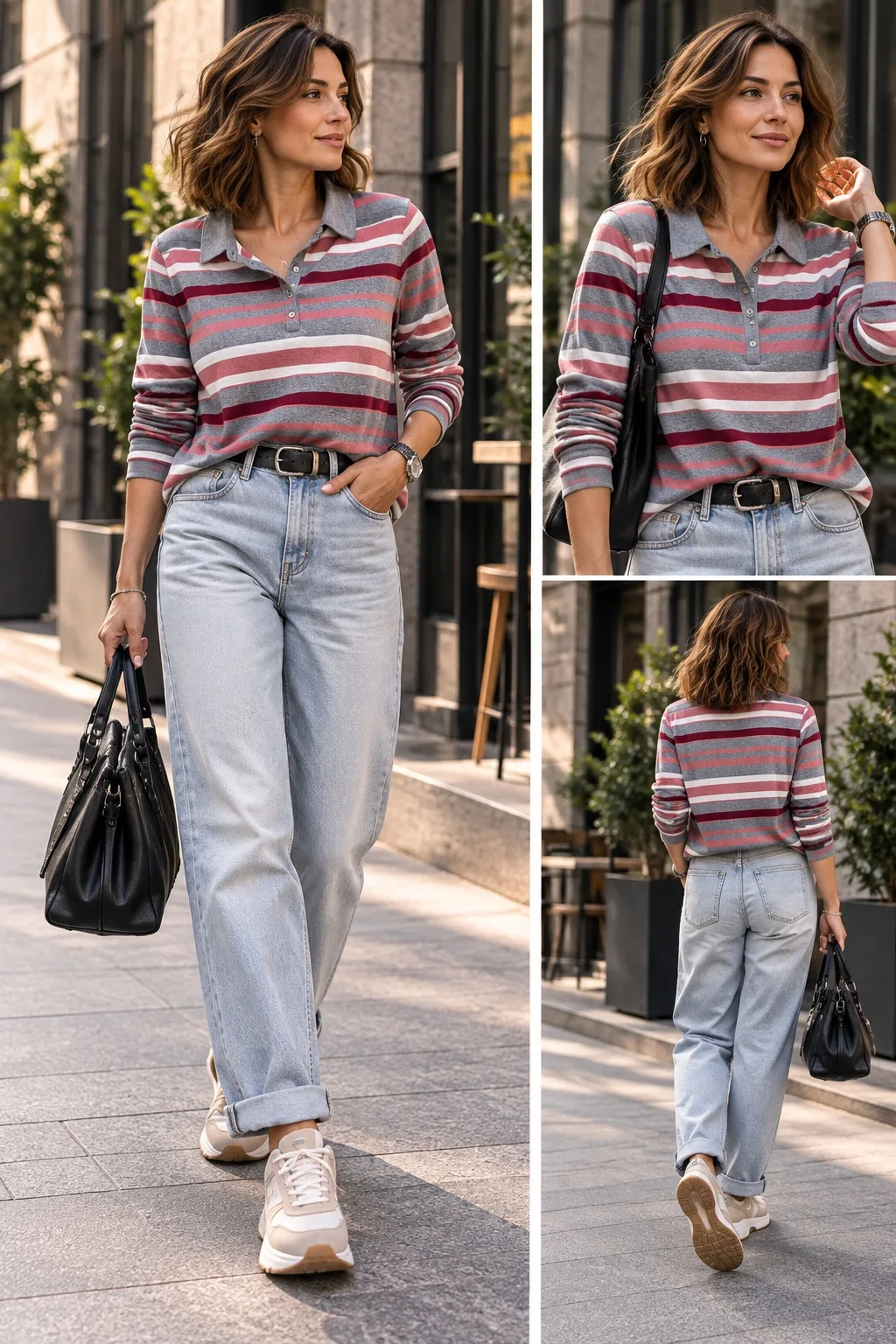 Женский лонгслив-поло GERRY WEBER — размер 48 | 1 590 ₽