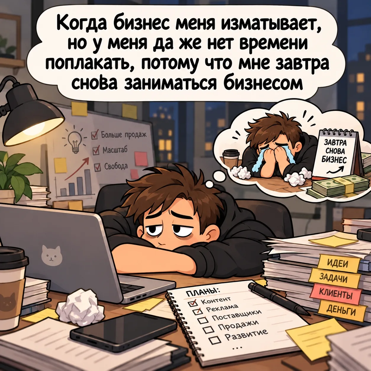 Ночной аврал: бизнес не ждёт