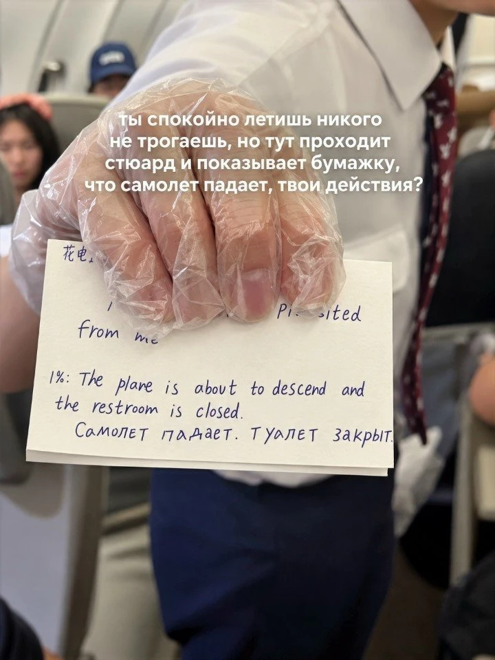 Трудности перевода на высоте 10 000 метров: как одна фраза стюарда заставила замереть в...
