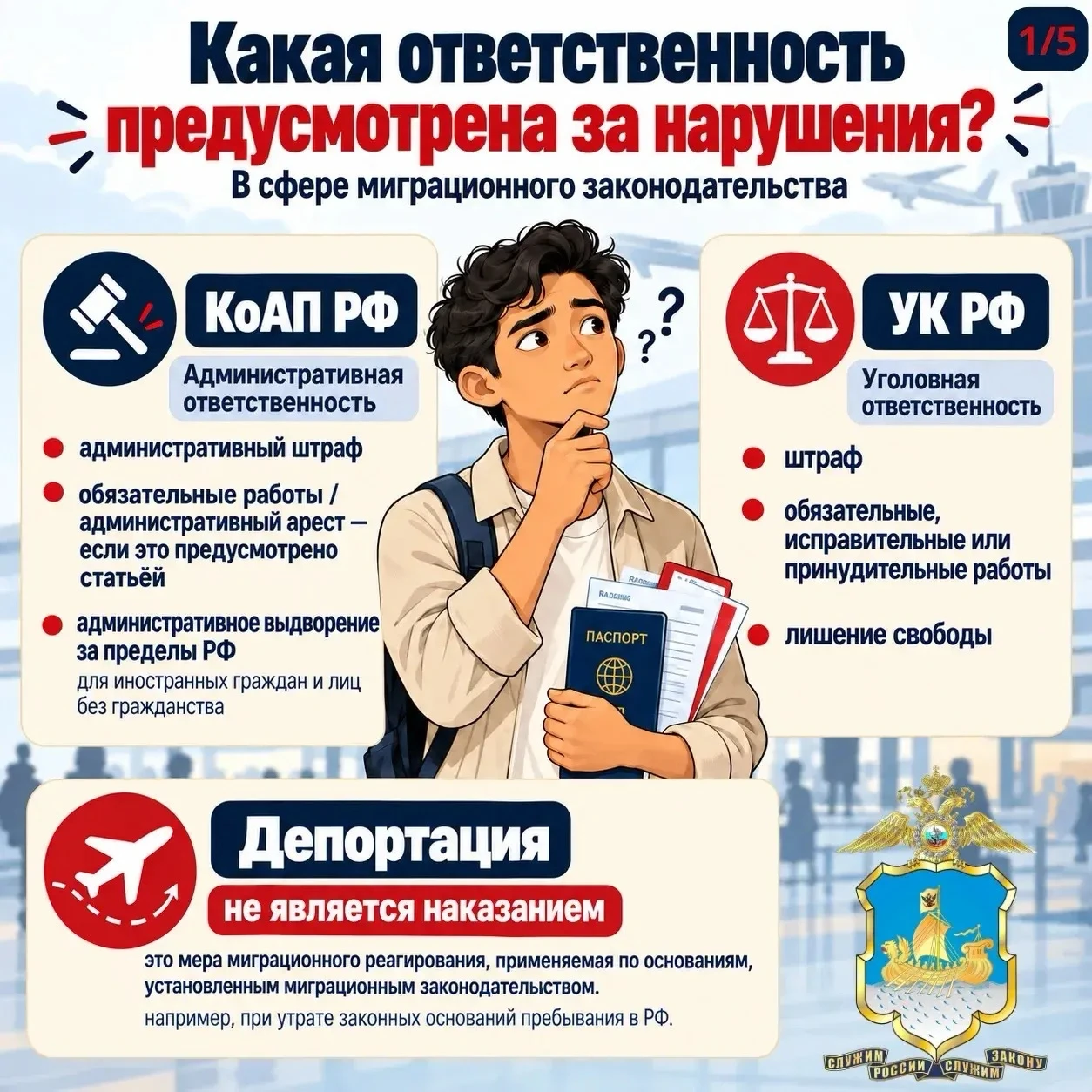 ⚖️ Миграционное законодательство: важно знать.