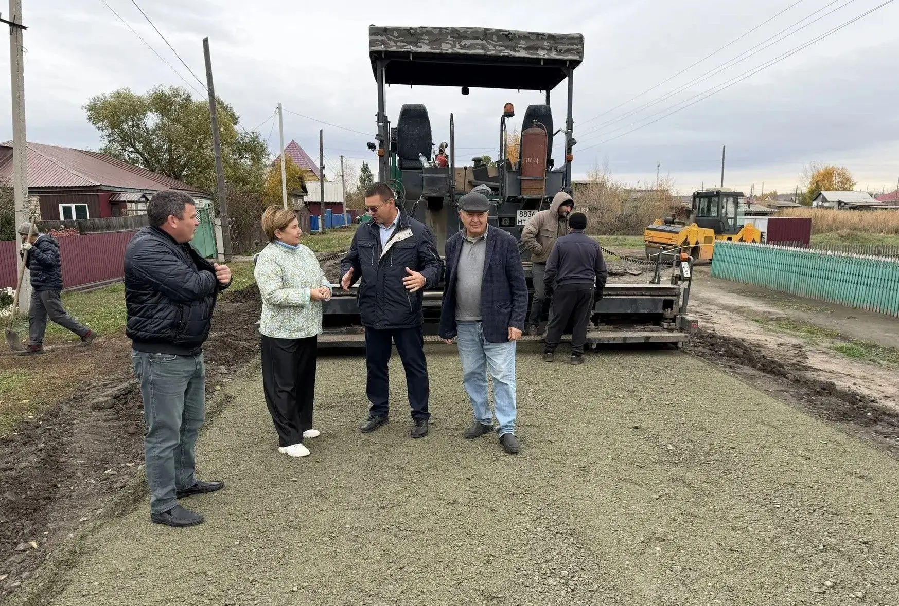 📌 Проверила ход ремонтных работ по улице Кирова в Полтавке.