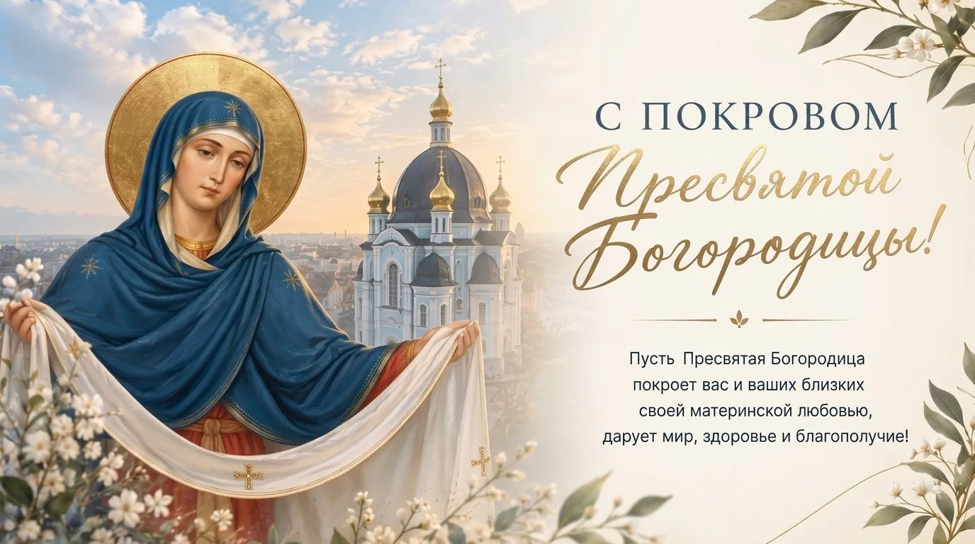 С Покровом Пресвятой Богородицы 🙏