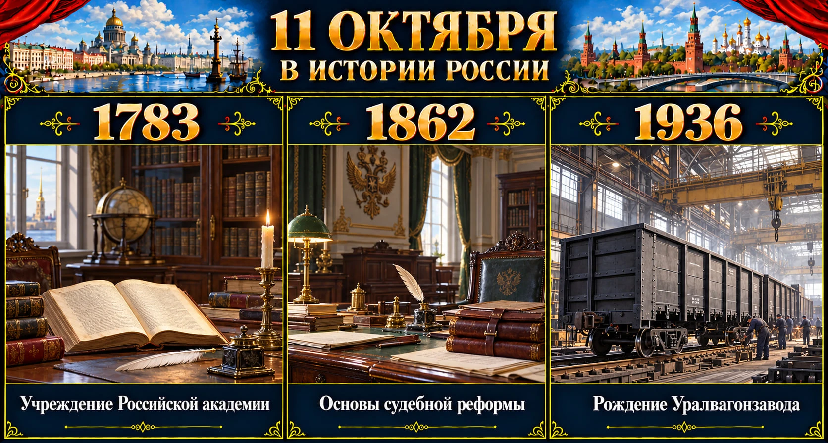 📜 11 октября в истории России