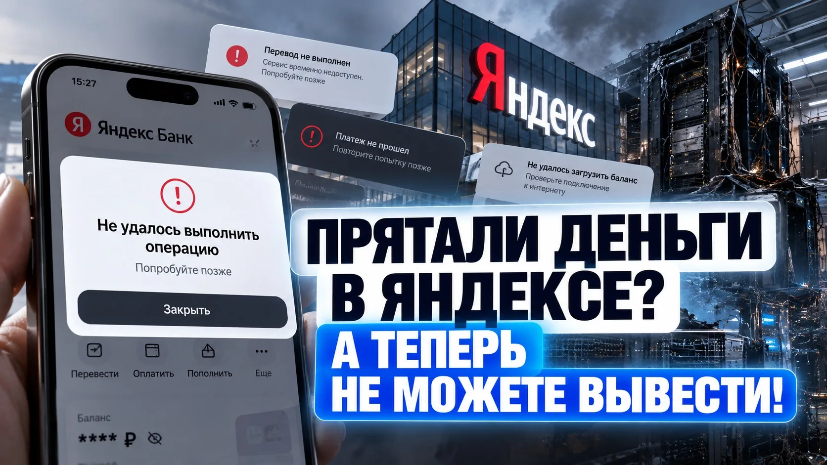 ПРЯТАЛИ ДЕНЬГИ В ЯНДЕКСЕ? А ТЕПЕРЬ НЕ МОЖЕТЕ ИХ ВЫВЕСТИ? 👮‍♂️