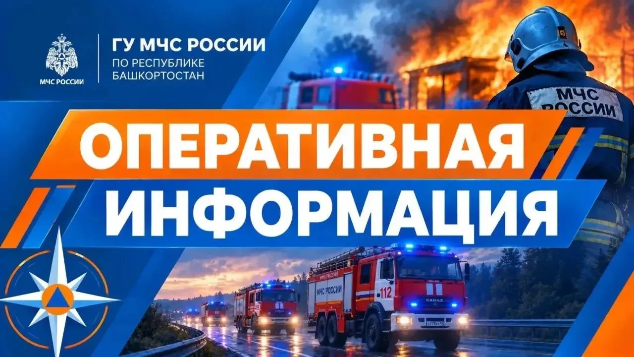 Пожарно-спасательные подразделения МЧС России по Республике Башкортостан выехали на туш...