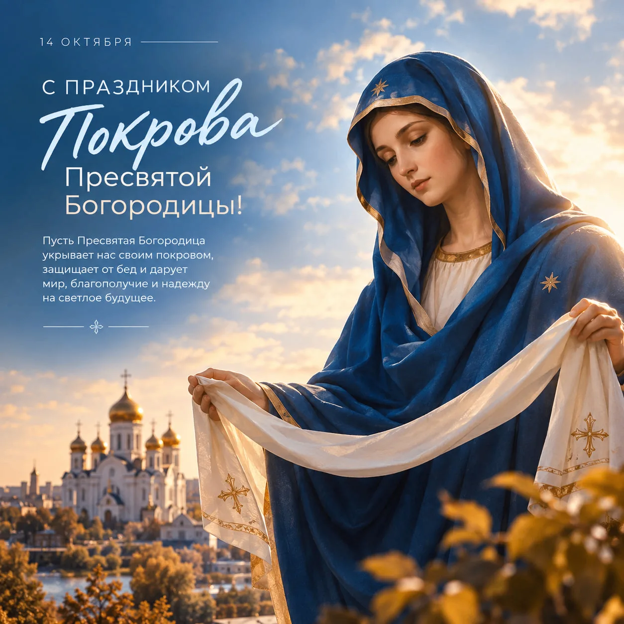 🙏🏻 Сегодня православные отмечают Покров Пресвятой Богородицы