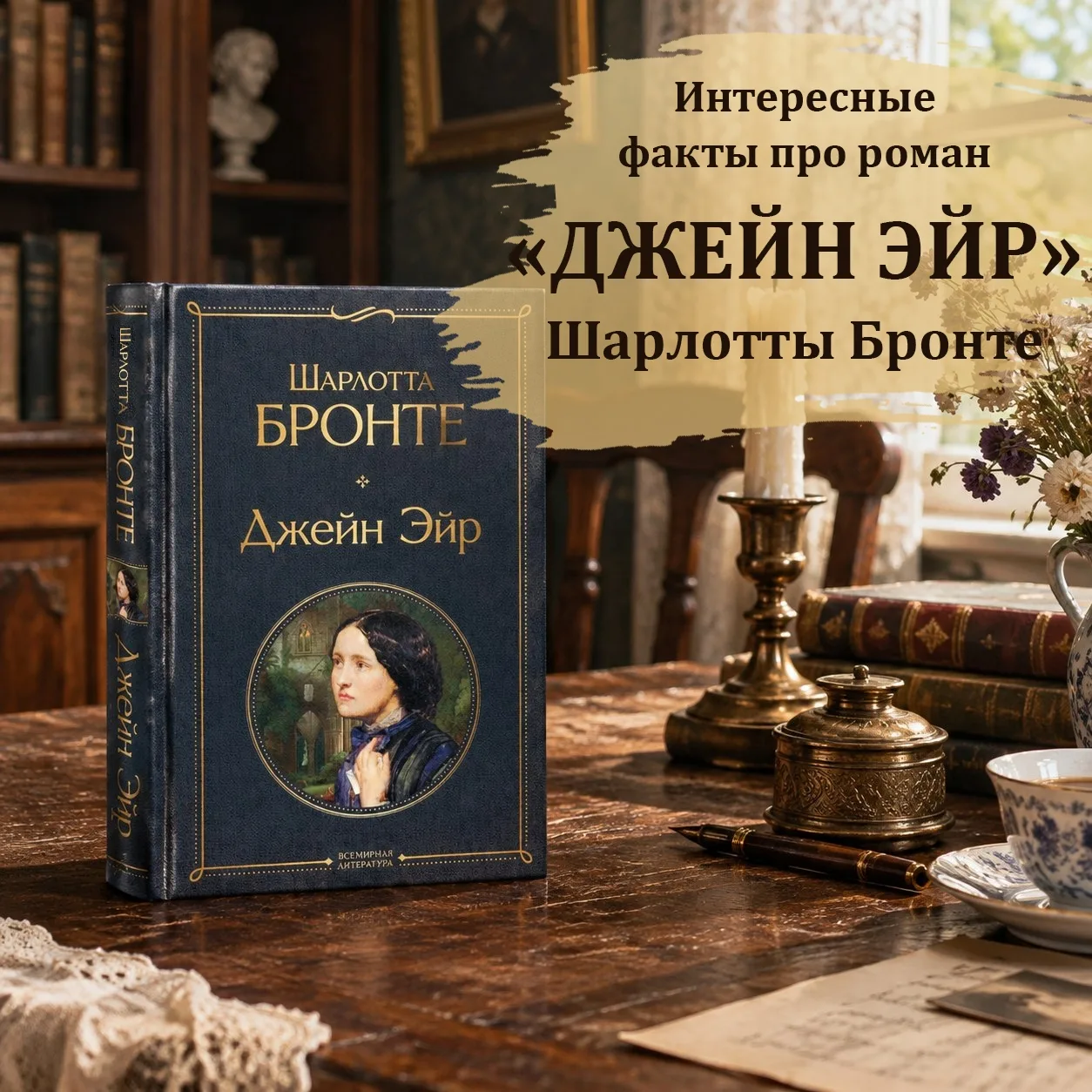 📚16 октября 1847 года в Лондоне опубликовали роман «Джейн Эйр» Шарлотты Бронте