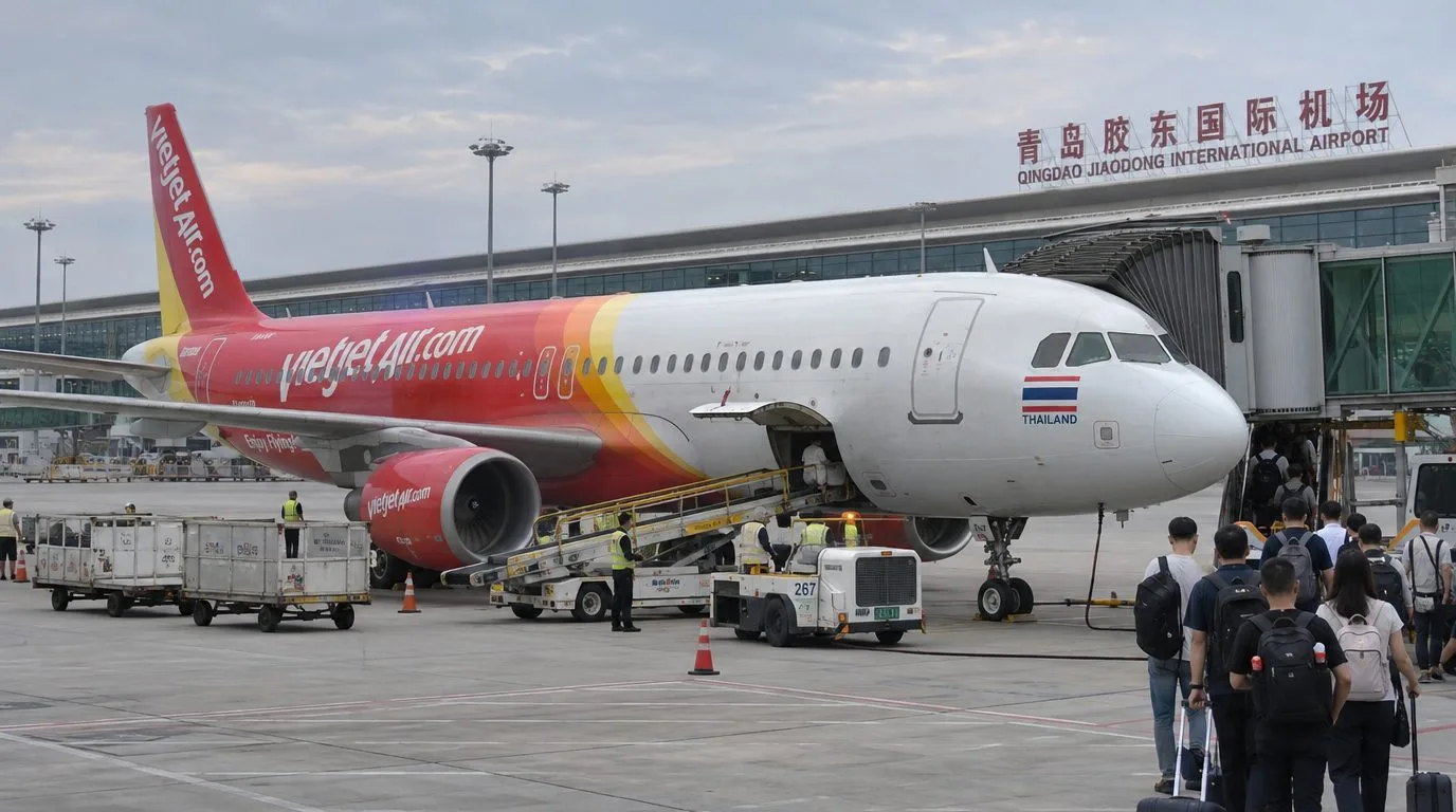Thai Vietjet запустил прямые рейсы из Циндао в Бангкок