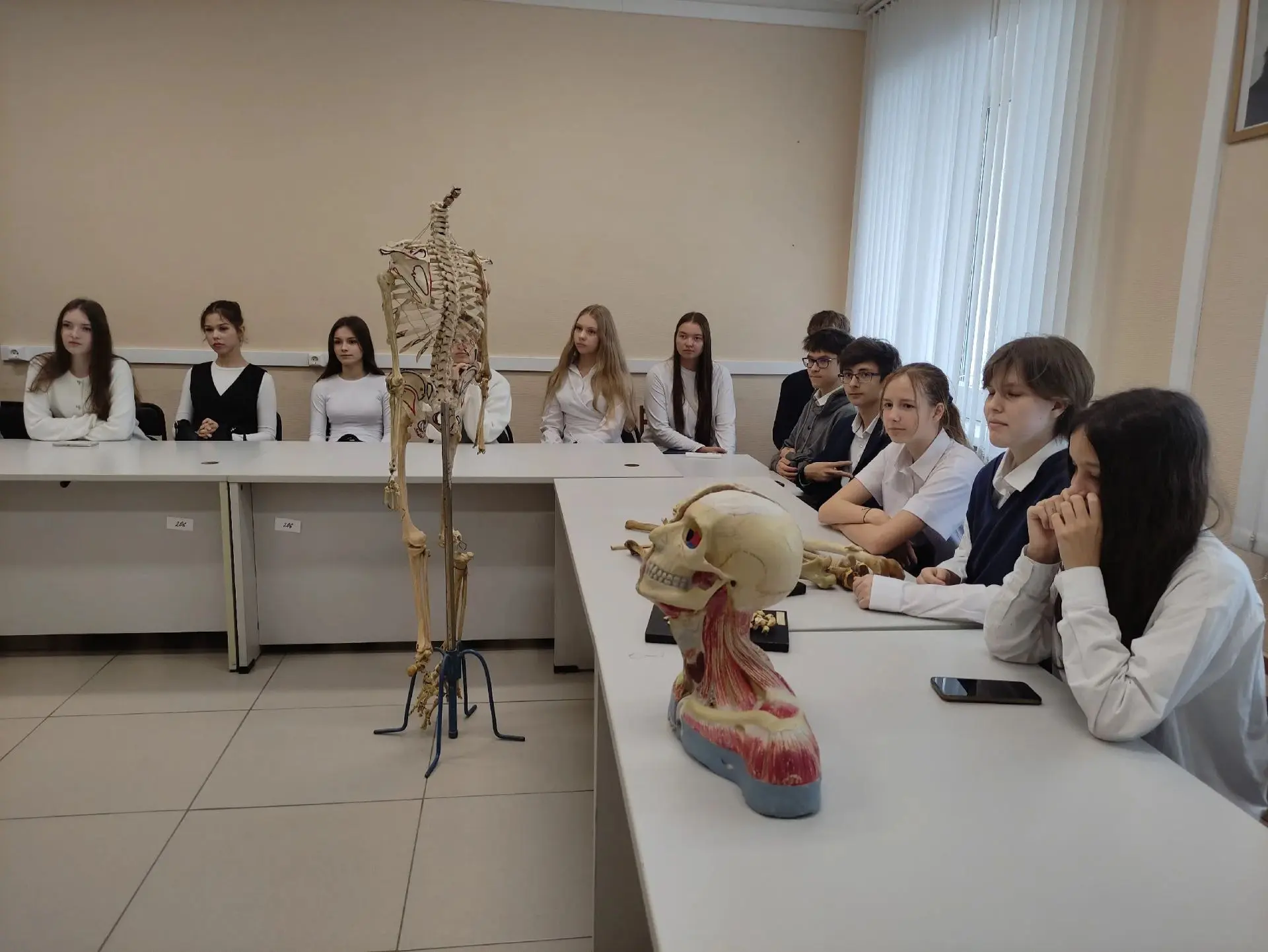 🗓️ 14 октября учащиеся 10-го медицинского класса побывали в морфологическом корпусе ПГ...