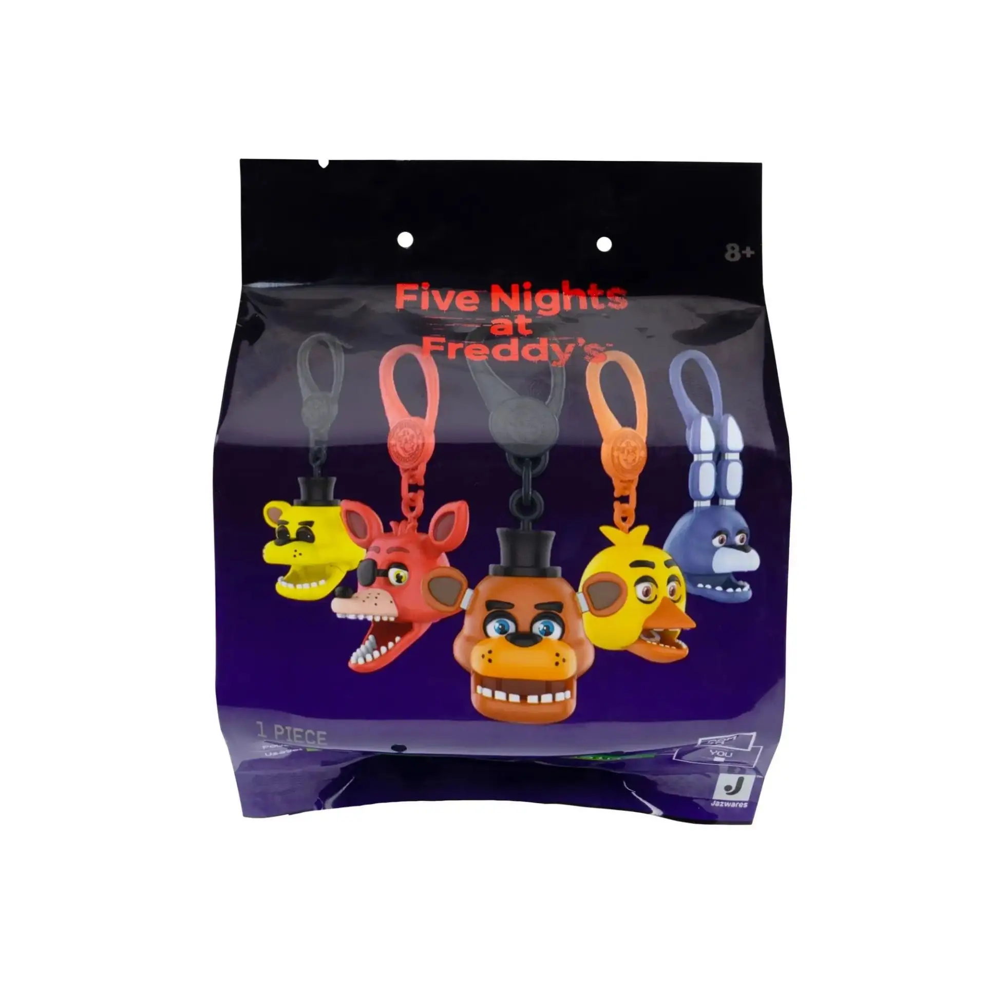Показали новые изображения брелоков-голов из слепых пакетов Five Nights at Freddy’s от ...