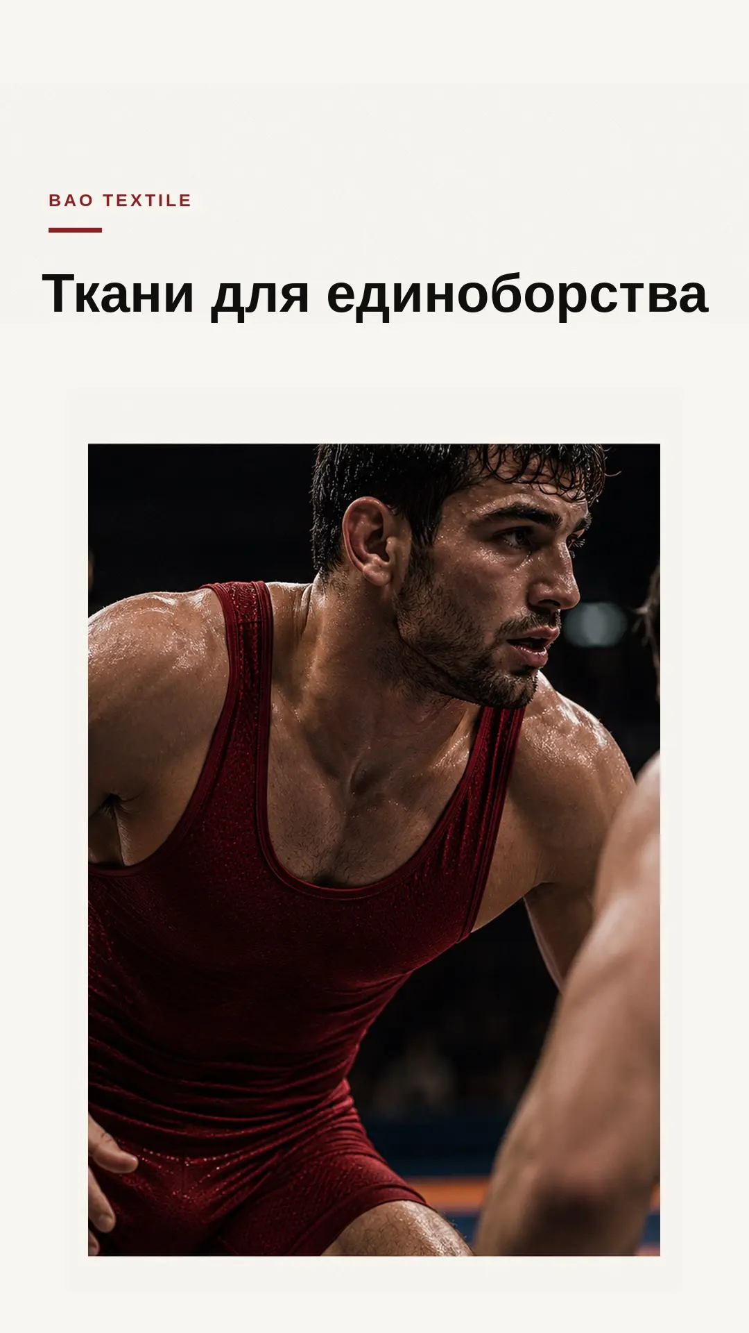 ЕДИНОБОРСТВА — ткани BAO Textile для этого вида спорта.