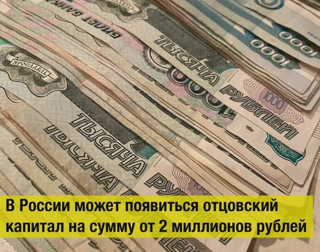 В России предложили отцовский капитал
