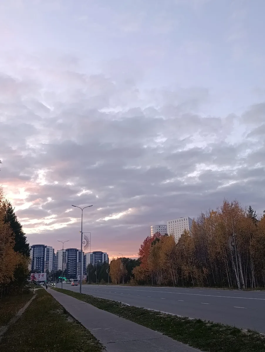 Красота закатного неба❤️