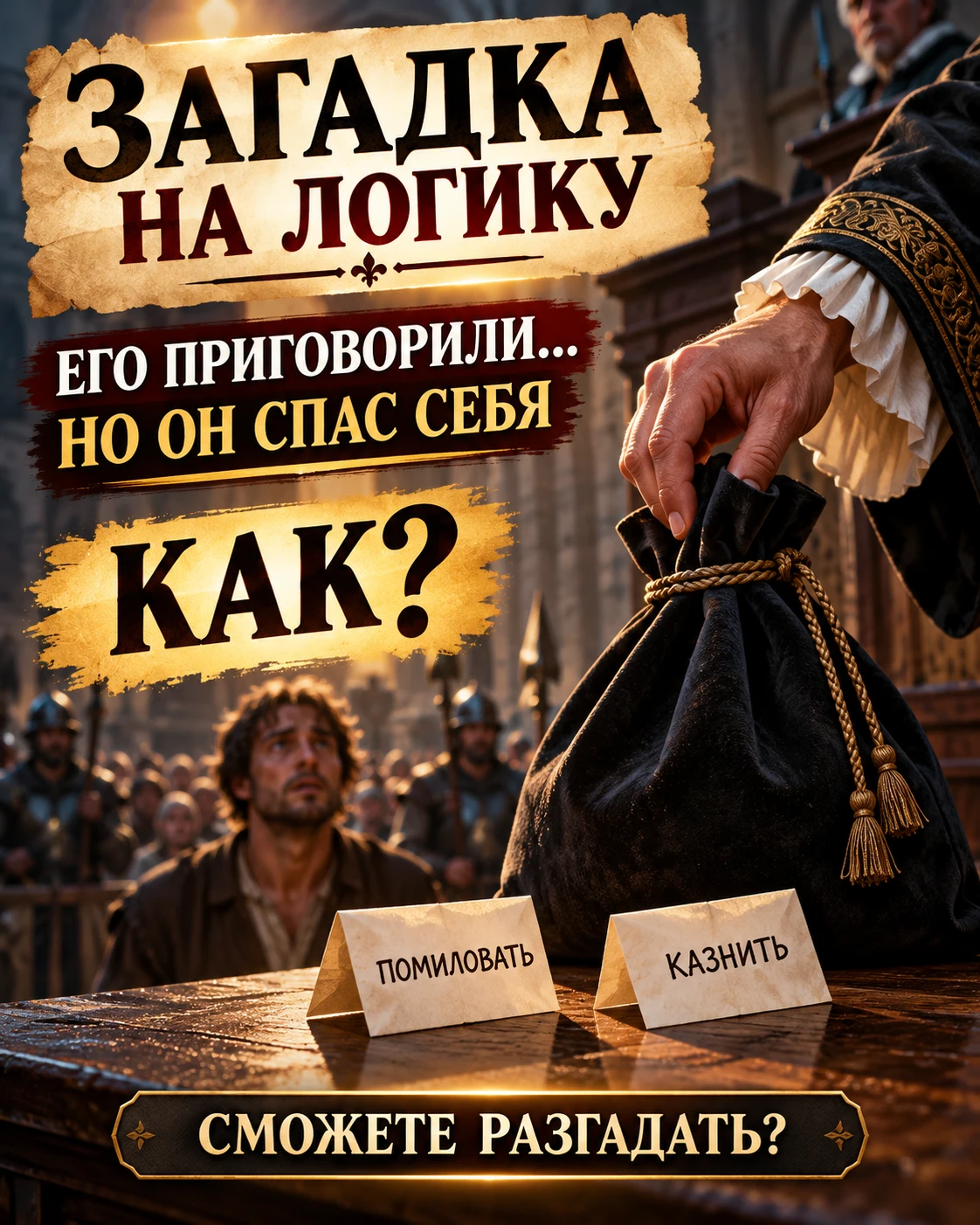 🧩 Загадка на логику: «Последний шанс»
