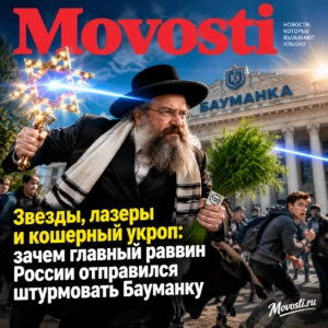 Звезды, лазеры и кошерный укроп: зачем главный раввин России отправился штурмовать Баум...