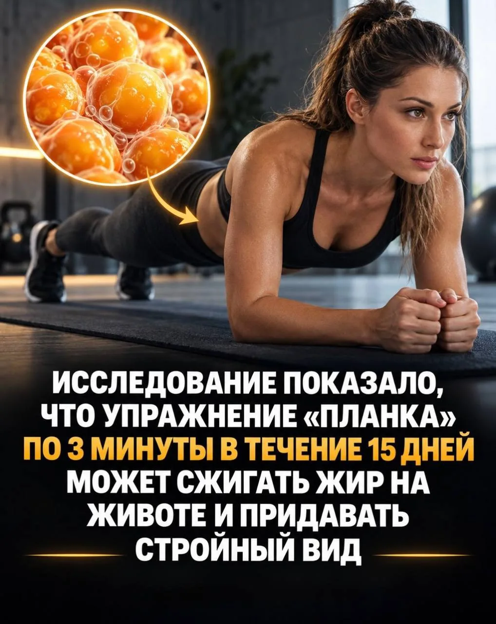 💪 Упражнение «Планка» — укрепляем тело!