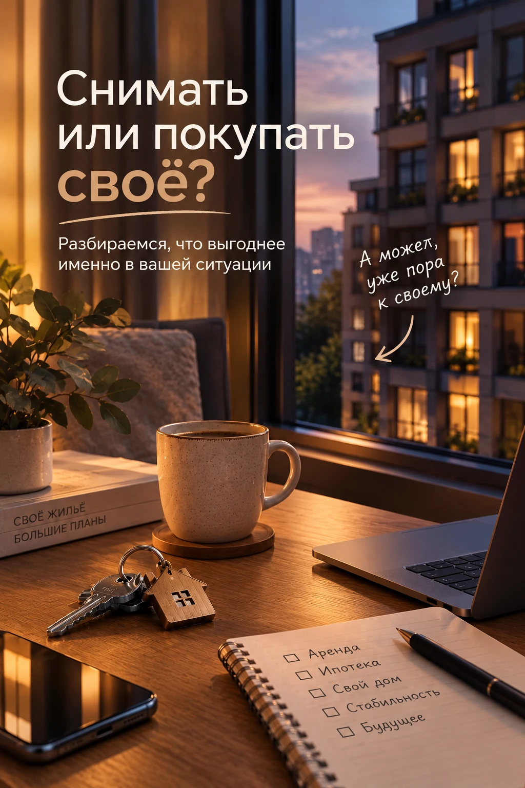 Платить за съёмную квартиру или уже покупать свою?