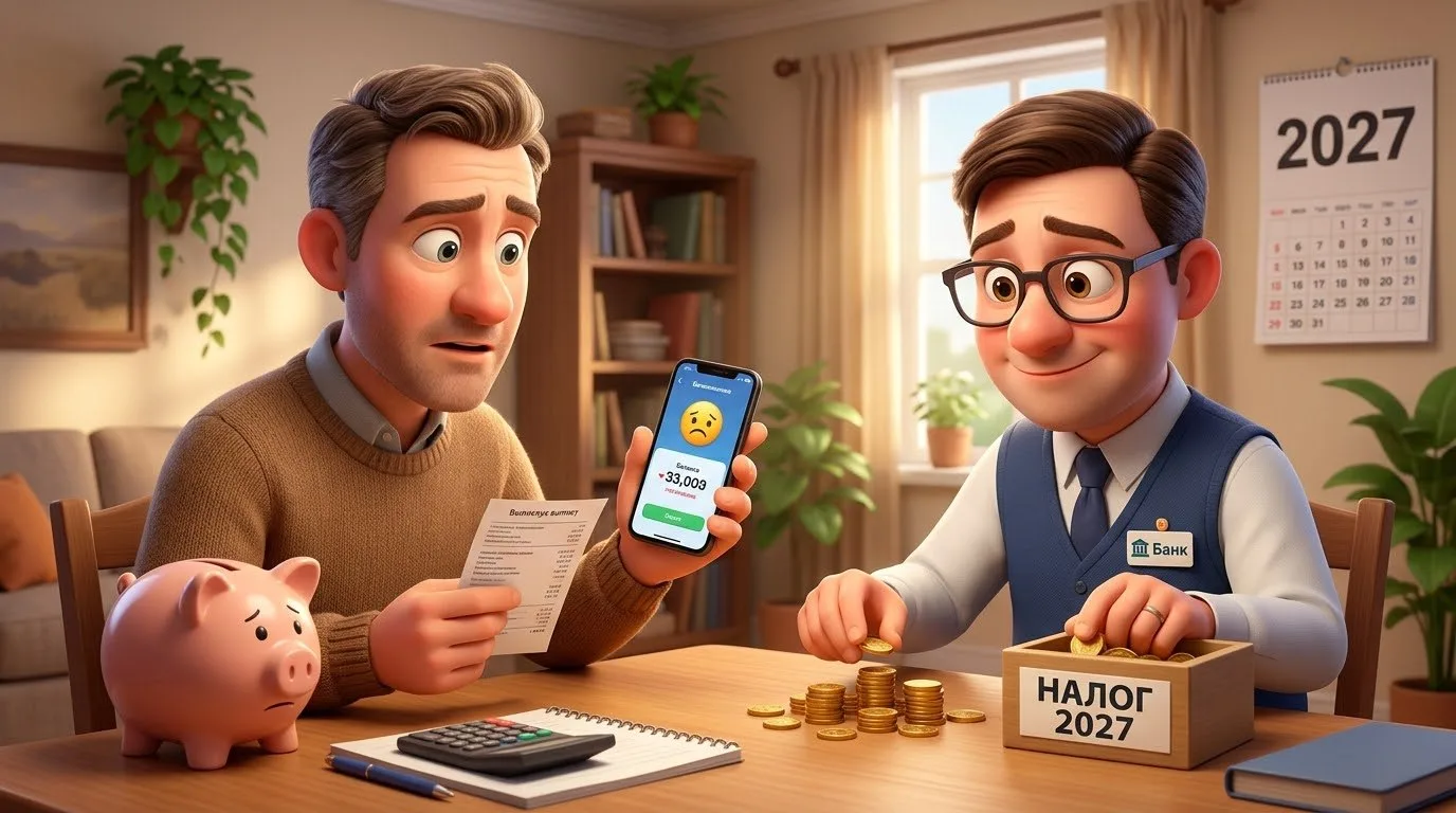 Налогообложение процентов по вкладу в 2027 году.