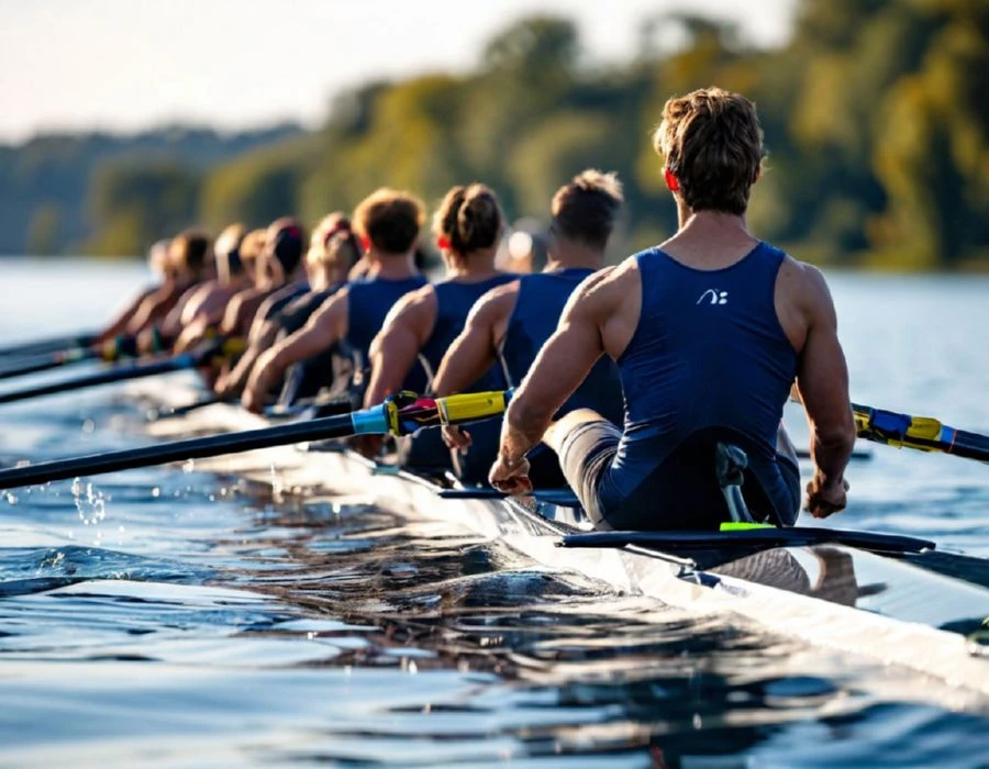 🚣 Гребной спорт — это вид спорта, в котором спортсмены перемещают лодку по воде с помо...