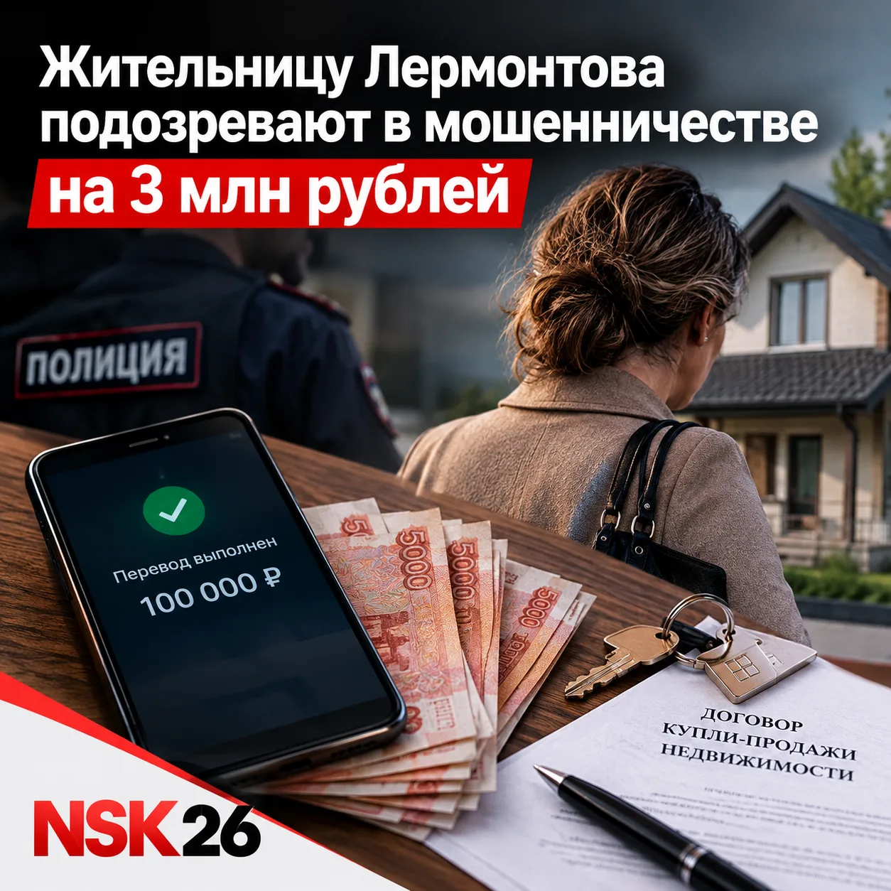 ⚡️ Жительницу Лермонтова подозревают в мошенничестве на 3 млн рублей