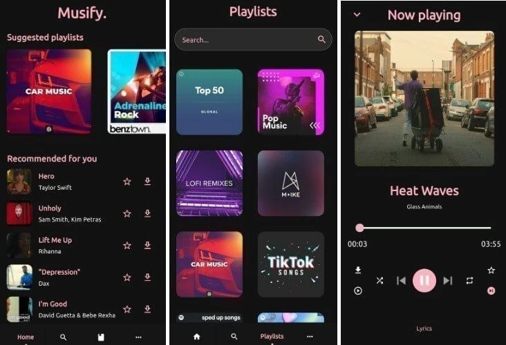 Musify — музыкальное приложение без регистрации и подписки: слушайте композиции онлайн ...